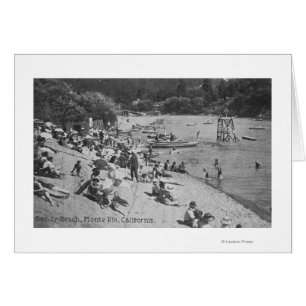 Ein typischer Tag am Sandy Beach Monte Rio, CA