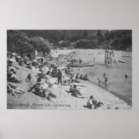 Ein typischer Tag am Sandy Beach Monte Rio, CA