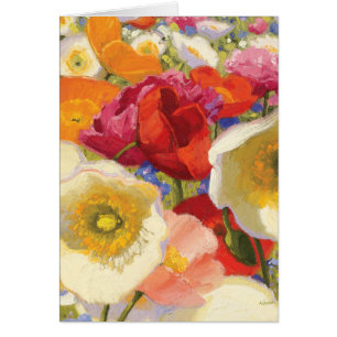 Ein Überfluss an den Blumen