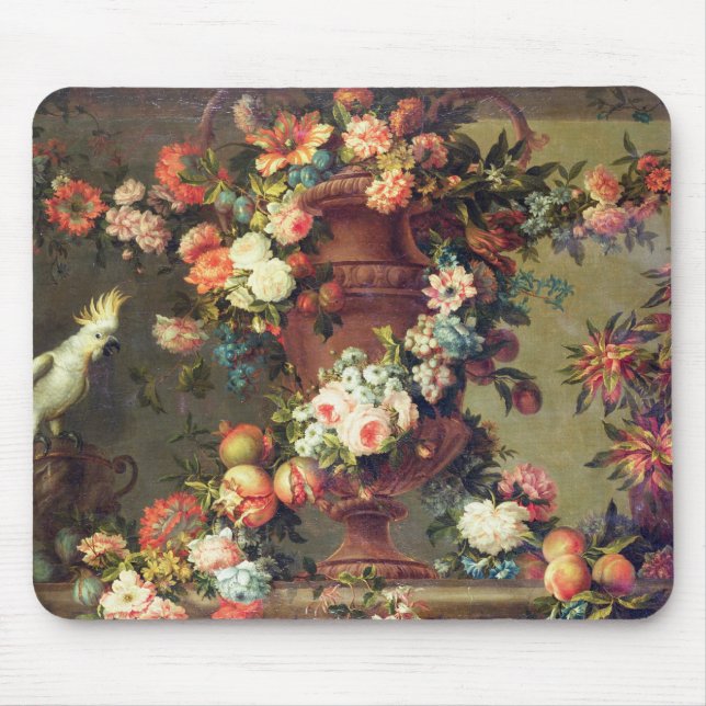 Ein Überfluss an der Frucht und an den Blumen Mousepad (Vorne)