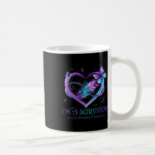 Ein Überlebender des Schmetterlingsherzes Suizidpr Kaffeetasse