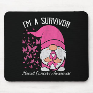Ein Überlebender rosa Ribbon Brustkrebs Bewusstsei Mousepad