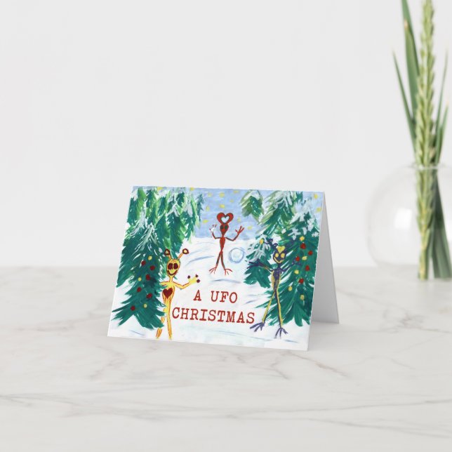 EIN UFO Weihnachten (Vorderseite)