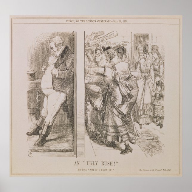 Ein "Ugly Rush" Poster (Vorne)