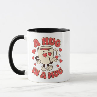 Ein Umarmung in einer Tasse Süße Kaffeeliebhaber-T