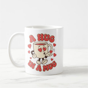 Ein Umarmung in einer Tasse Süße Kaffeeliebhaber-T