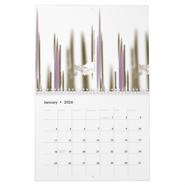 Ein unberührter See inmitten schneebedeckter Berge Kalender (Jan 2026)
