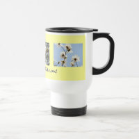 Ein und einzige Liebe! Weiße Magnolienblüten Tasse