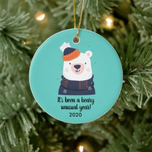 Ein ungewöhnliches Jahr der Bear, Sonnenschein 20 Keramik Ornament