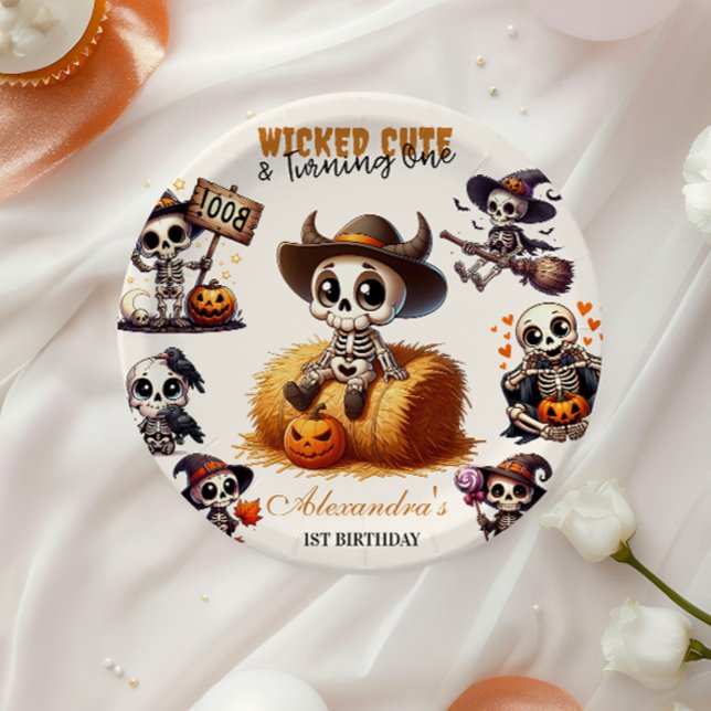 Ein unheimlich seltsamer Western Halloween erste G Pappteller (Von Creator hochgeladen)