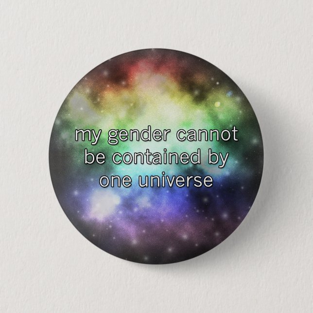 Ein Universum-Knopf Button (Vorderseite)