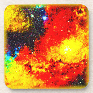 Ein Universum mit hellen Farben. Jetzt kaufen Getränkeuntersetzer