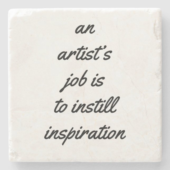 Ein Untersetzer aus einer künstlerischen Karriere (Vorderseite)