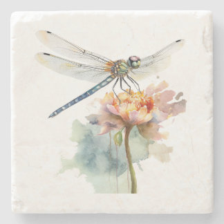 Ein Untersetzer aus Marmor-Dragonfly