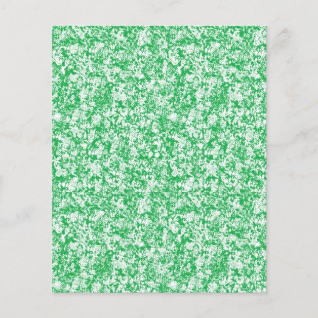 Ein üppiger, grüner Farn mit zarten, rauen Fronten Flyer (Vorne)