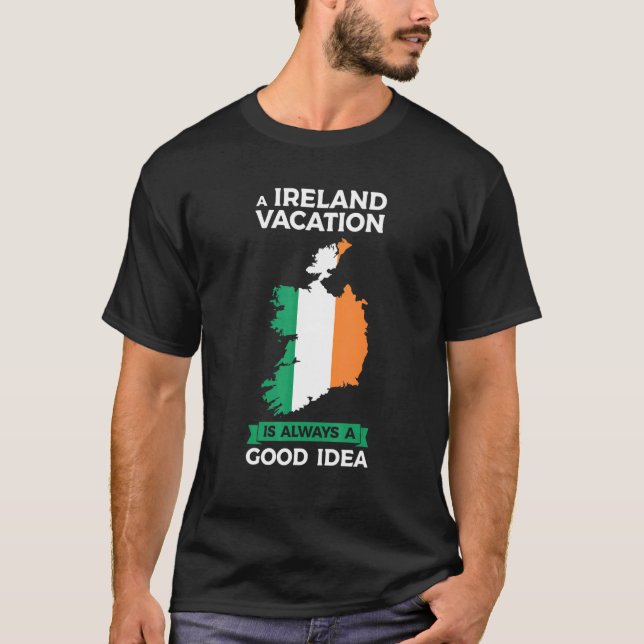 Ein Urlaub in Irland ist immer eine gute Idee iris T-Shirt (Vorderseite)