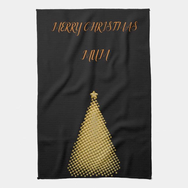 Ein Urlaubskleid für deine Mutter Geschirrtuch (Vertikal)