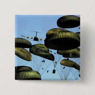 Ein US-LuftwaffeC-17 Globemaster III Button