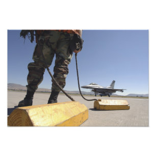 Ein US-Luftwaffen-Crewleiter Fotodruck