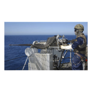 Ein US-Marine-Gunner-Partner Fotodruck