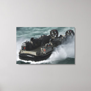 Ein US-Marine-Landungsboot-Luftpolster Leinwanddruck