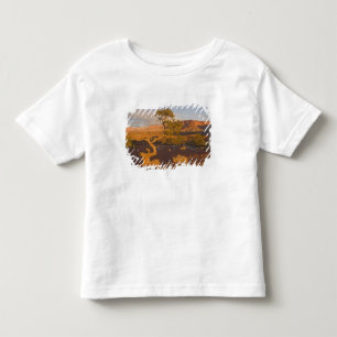Ein Utah-Wacholder (Juniperus osteosperma) Baum in Kleinkind T-shirt