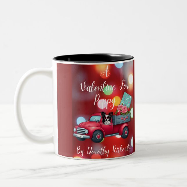 Ein Valentin für Peppy Zweifarbige Tasse (Links)