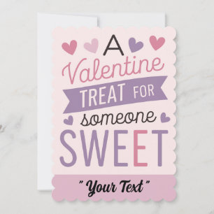 Ein Valentinsgruß für jemanden Süßen zum Valentins Einladung