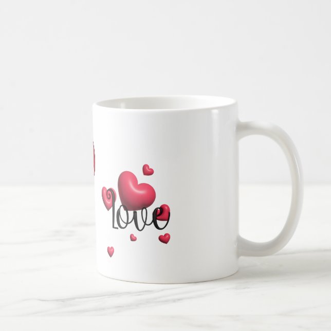 Ein Valentinstag-Sonderdesign Kaffeetasse (Rechts)