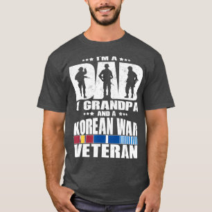 Ein Vater, ein Opa und ein Koreanischer Kriegsvete T-Shirt