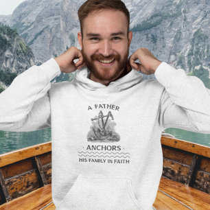 Ein Vater verkündet seine Familie im Glauben Chris Hoodie