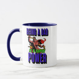 EIN VATER ZU SEIN IST EIN SUPER POWER! TASSE