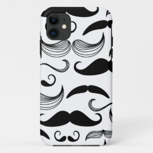 Ein Verein der Herren. Schnurrbartmuster 2 Case-Mate iPhone Hülle