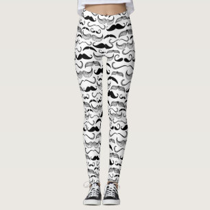 Ein Verein der Herren. Schnurrbartmuster 2 Leggings