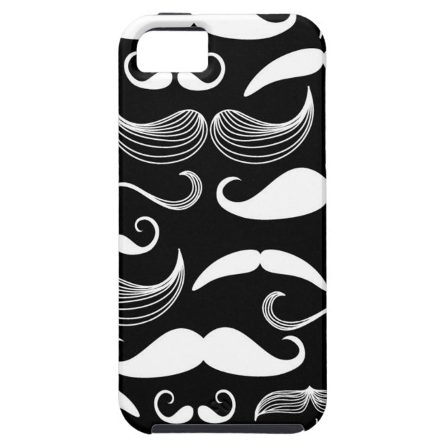 Ein Verein der Herren. Schnurrbartmuster Case-Mate iPhone Hülle (Rückseite)