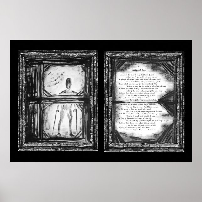 Ein verkrüppelter Junge Poster (Vorne)