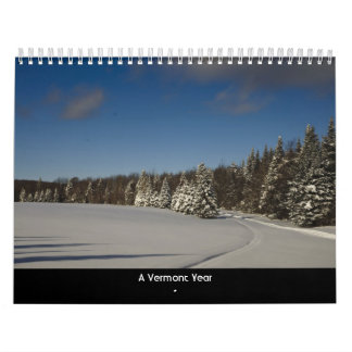 Ein Vermont-Jahr Kalender