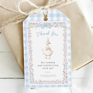 Ein verrückter Gans Geburtstag Danke  Geschenkanhänger