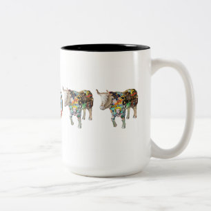 "Ein verwirrenOxhibition" 15 Unze-Tasse Zweifarbige Tasse