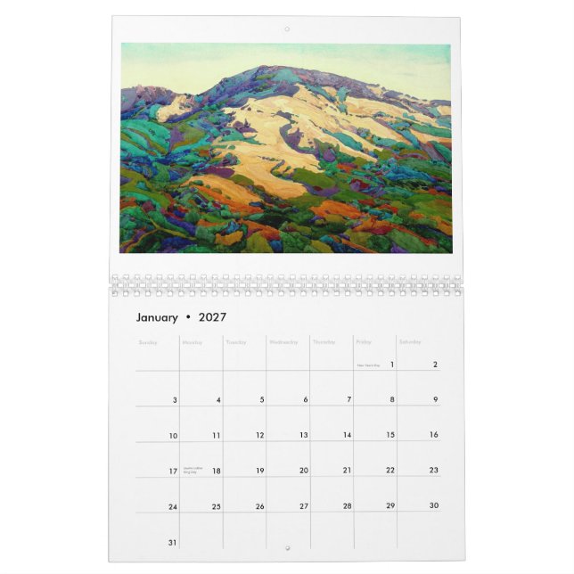 Ein verwirrter Platz, 2010/2011 Kalender (Jan 2027)