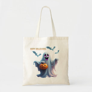 Ein verzaubertes Halloween-Design vermittelt. Tragetasche