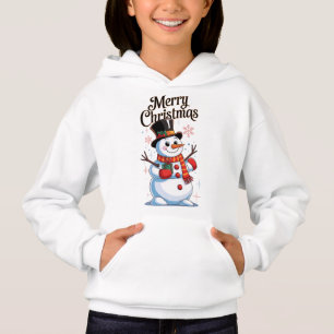 Ein verzaubertes Weihnachten: ein lächelnder Schne Hoodie