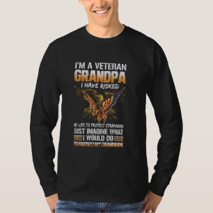 Ein Veteran Opa zum Schutz meiner Großkinder T-Shirt