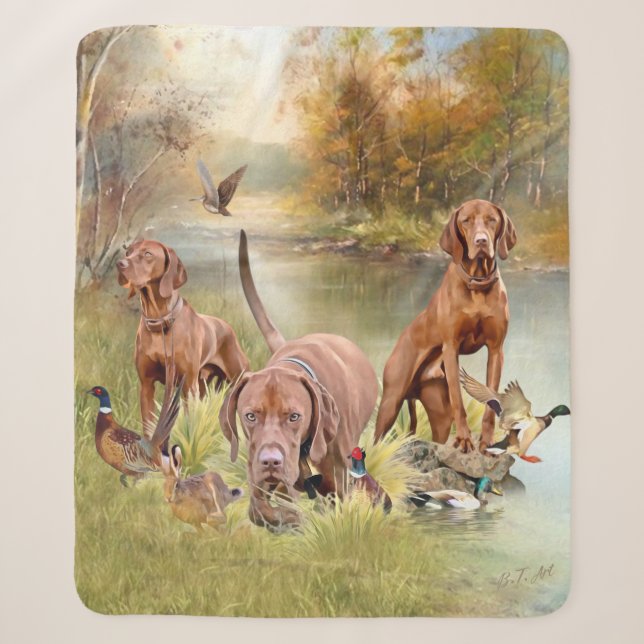 Ein vielseitiger Aristokrat in Ungarisch Vizsla Sherpadecke (Vorderseite)