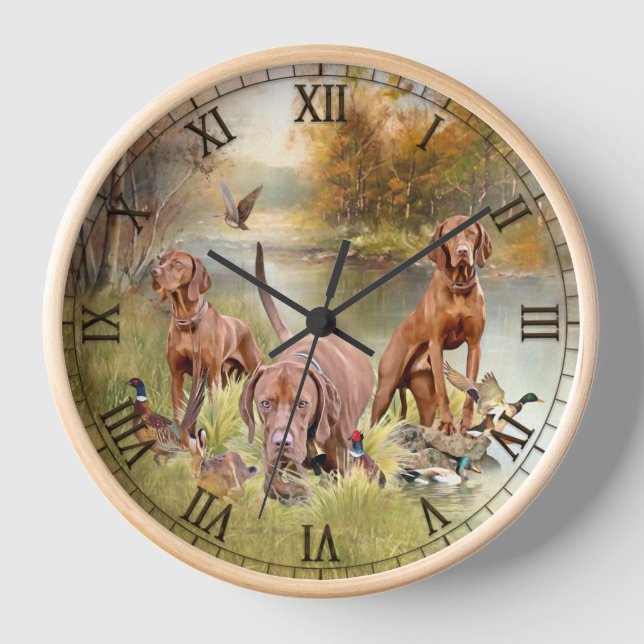 Ein vielseitiger Aristokrat in Ungarisch Vizsla Uhr (Vorderseite)