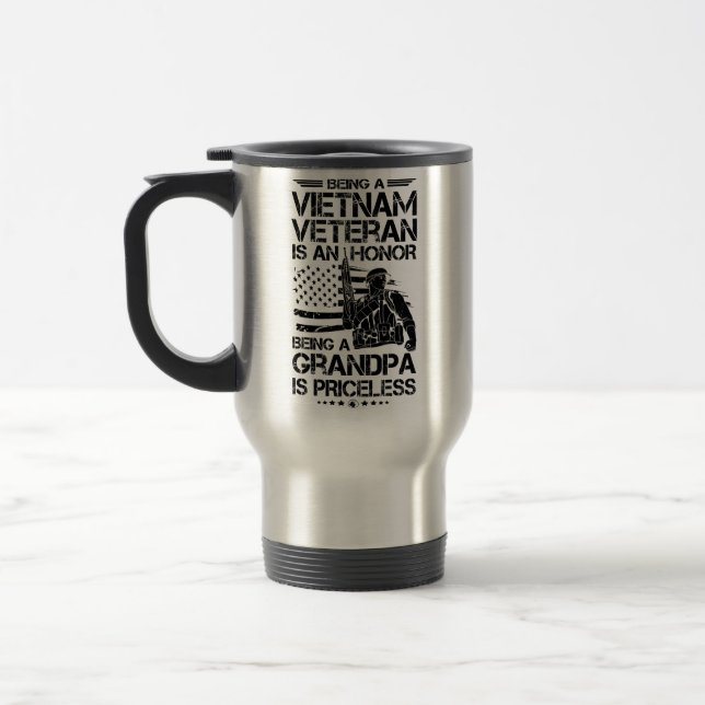 Ein Vietnamveteran zu sein ist ein Ehrengeschenk G Reisebecher (Links)