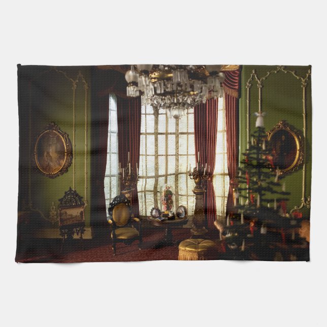 Ein Viktorianisches Weihnachtsfest - Küchentuch (Horizontal)