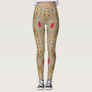 Ein Vintages Blumenmuster "Ratti_Creative_Arts" Leggings