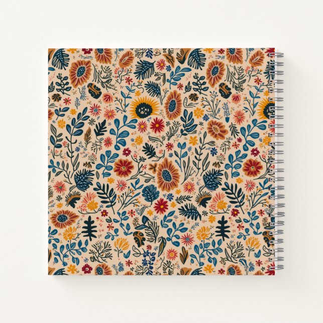 ein Vintages Notebook Notizbuch (Rückseite)