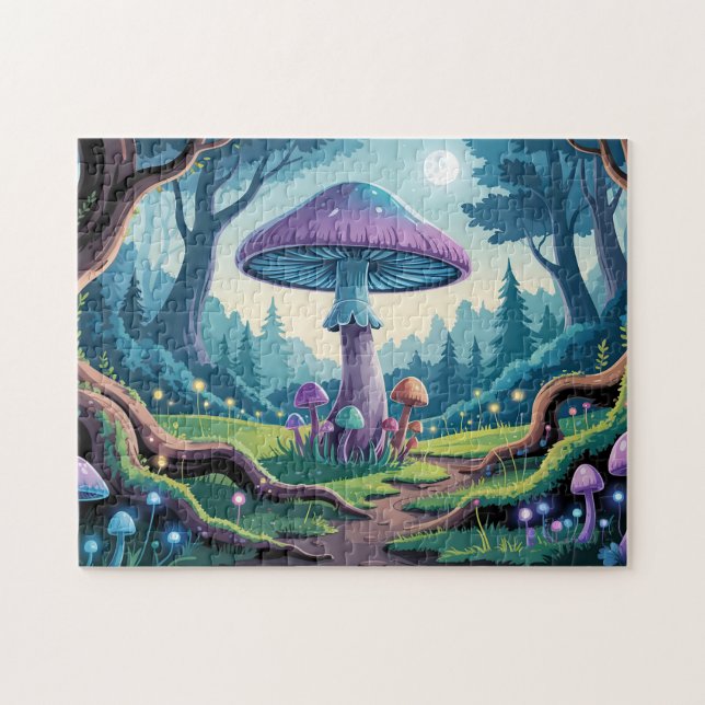 Ein violetter Pilz (Horizontal)